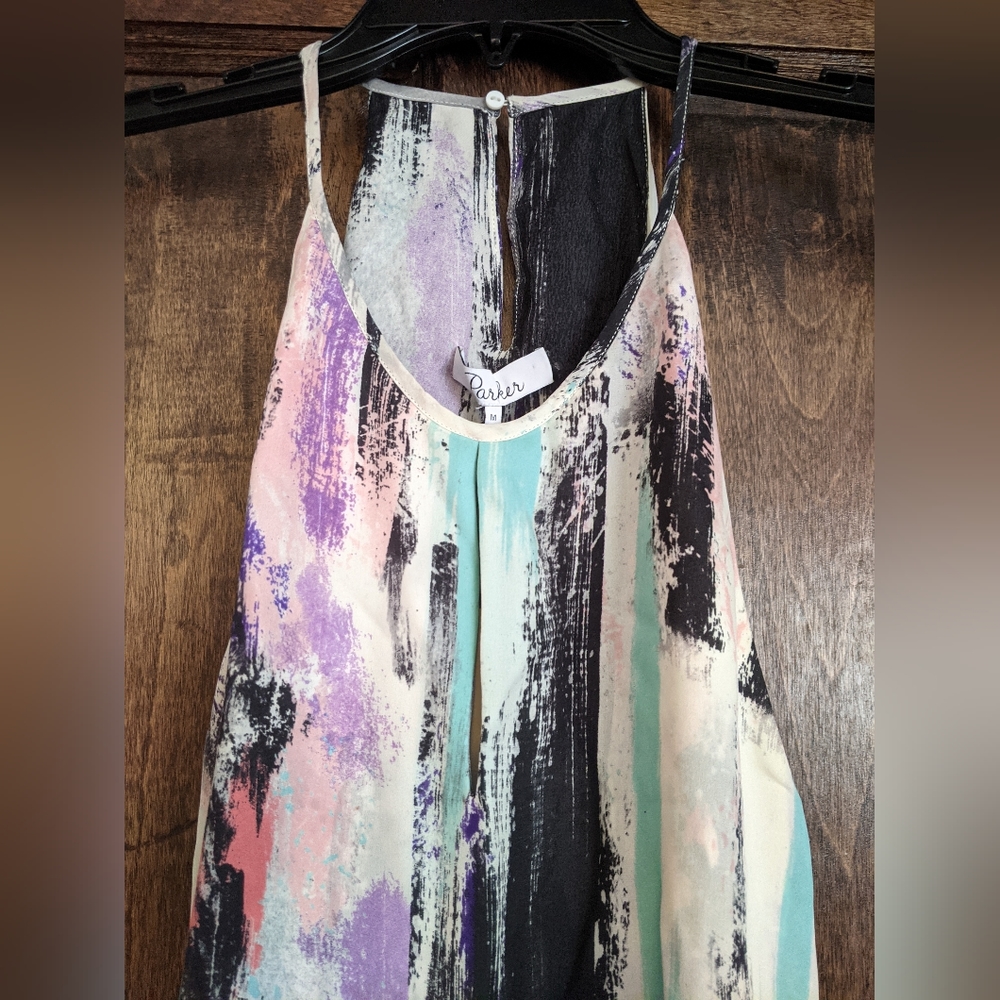 Parker Priscilla silk dress, size medium BNWT